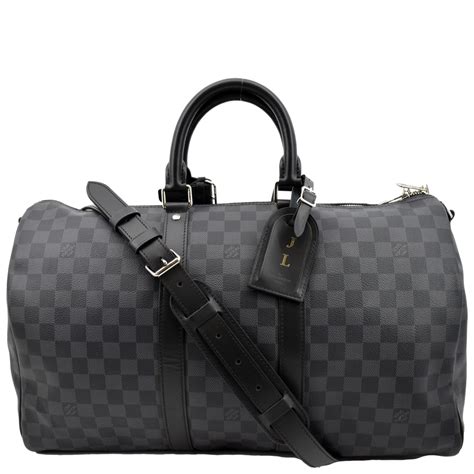 lv keepall 45 damier|Keepall 45 Bandoulière My LV Heritage Damier Graphite Canvas.